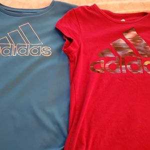 Girls Adidas Shirts Size 10/12